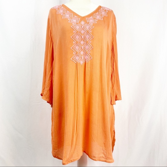 Lilly Pulitzer Target Coral Tunic Top Blouse - Picture 1 of 8